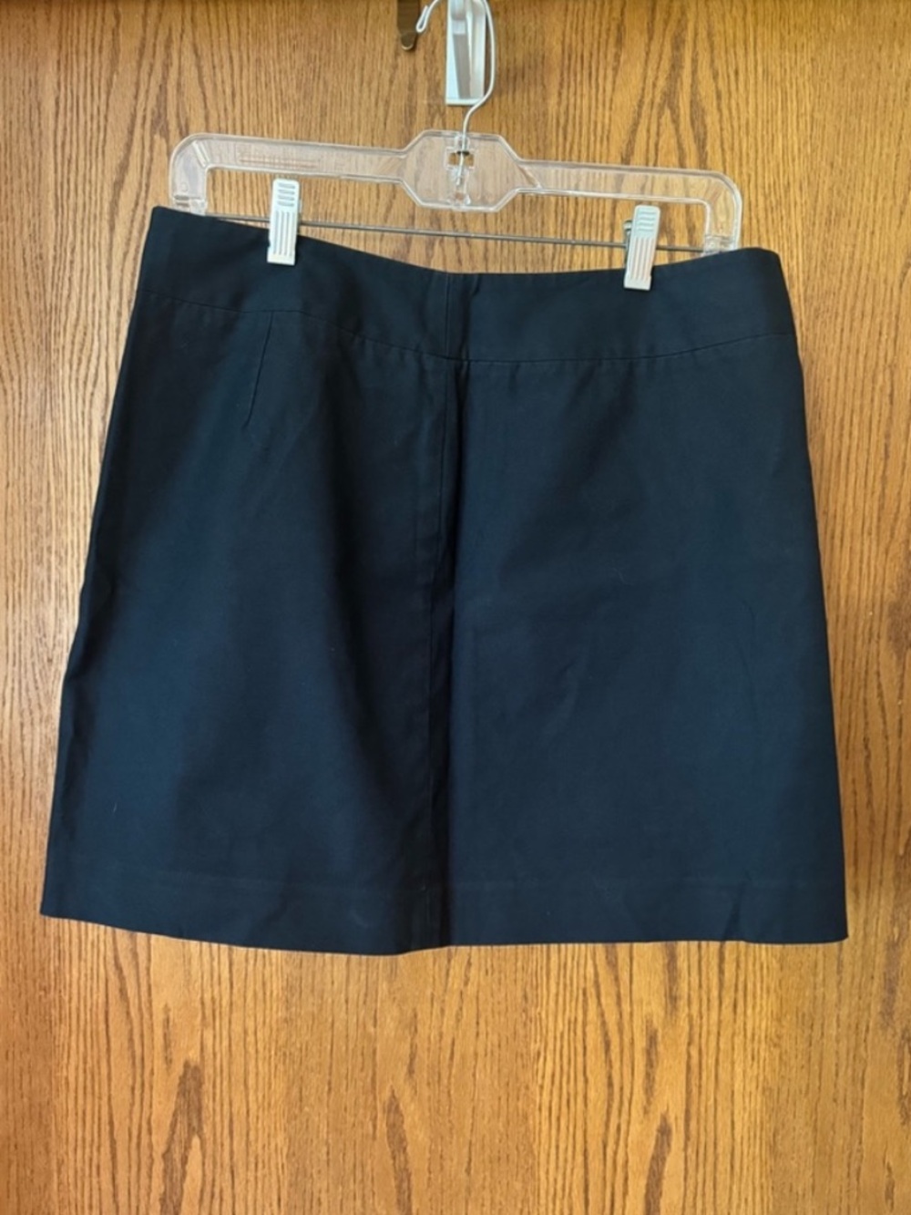 Banana Republic Black A-Line Mini Skirt Size 8 Stretch Y2K Preppy